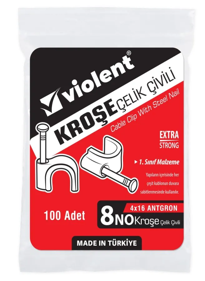 Violent Çelik Çivili Kroşe No:8